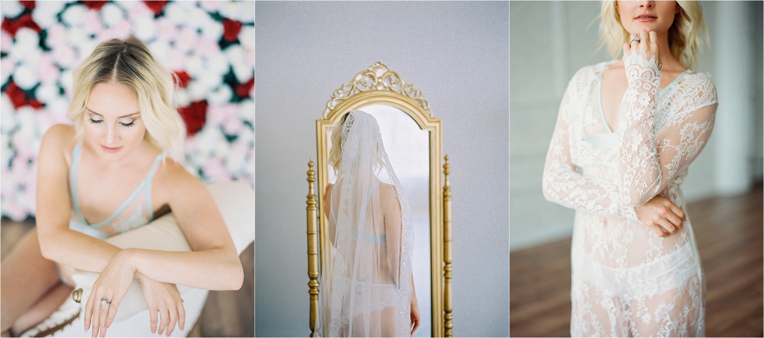 Los Angeles Bridal Boudoir Mirror Photo
