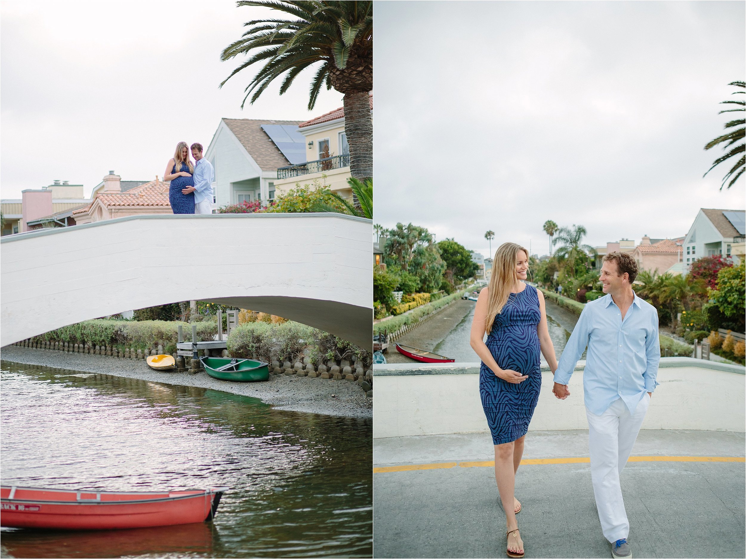 Venice Canals Natural Light Maternity Photo