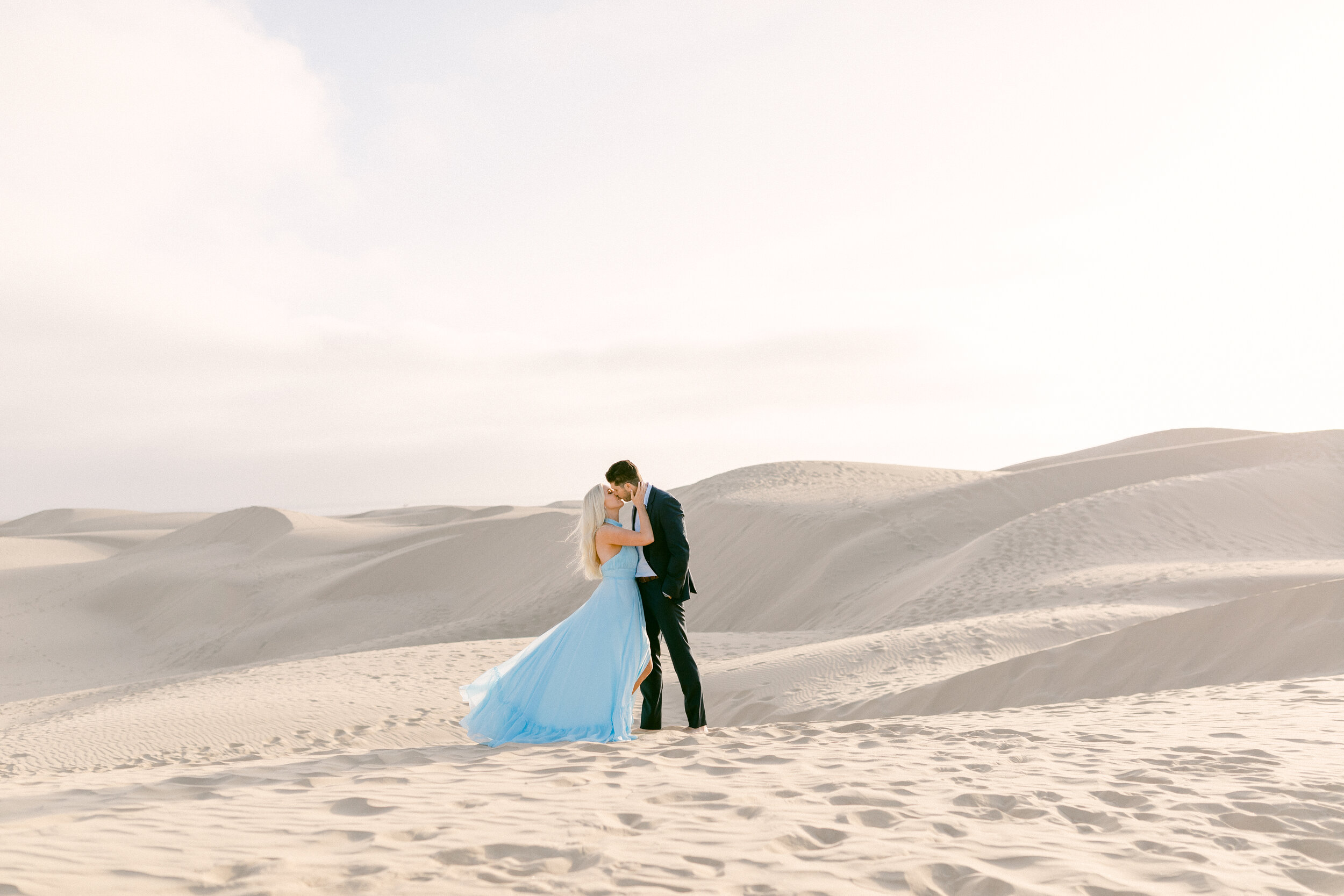 Sunset Sand Dunes Engagement Session - Tiffany J Photography