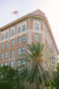 Exterior photo of the Culver Hotel.