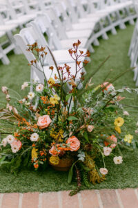 Fall wedding florals.