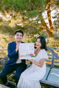 Groom-to-be surprises his fiance with Sugarfish sushi following their engagement.